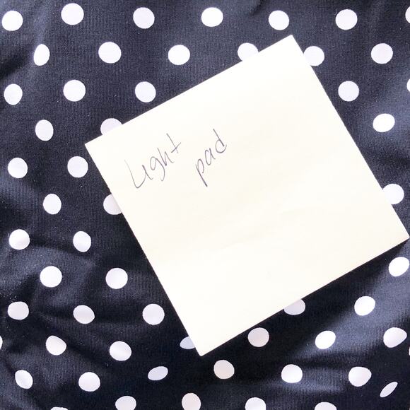 Lands End Womens Swim Top Tankini Size 8 High Neck Polka Dot Black White NEW!! - Picture 5 of 5